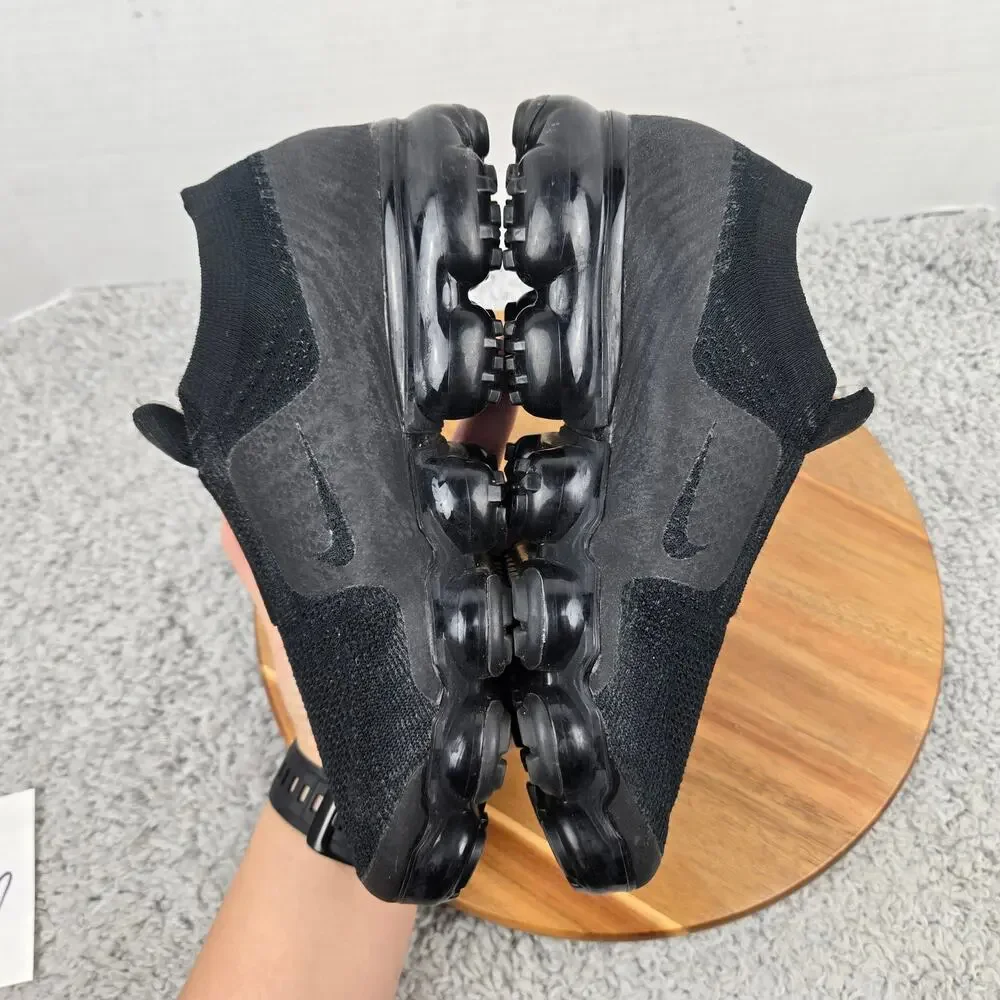 Nike Women 8 Air Vapormax Moc Triple Black Gym Daily Casual Sneaker AA4155-004